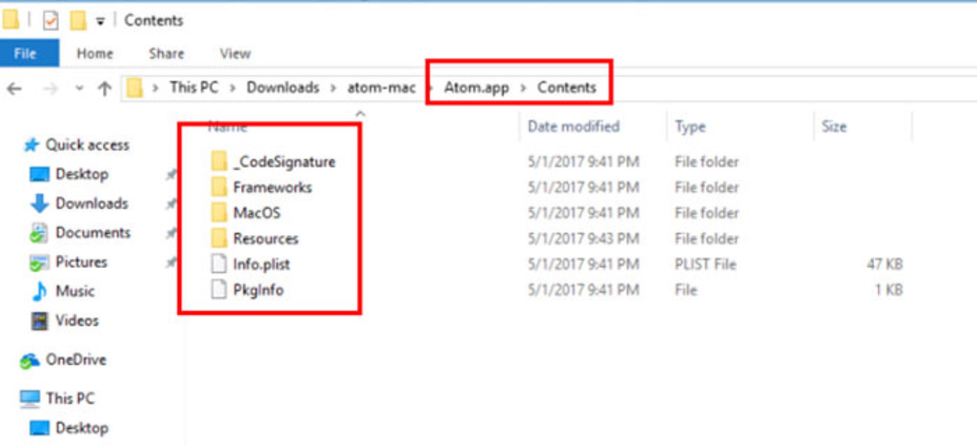 فایل APP نرم افزار Atom