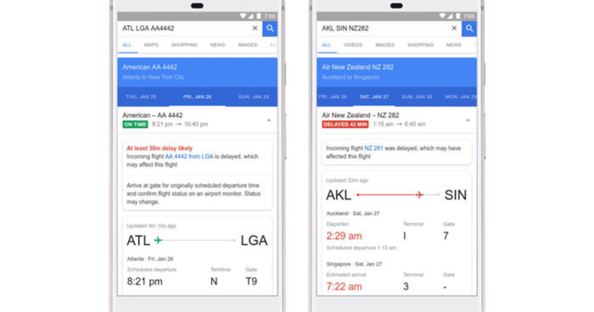 اپلیکیشن Google Flights