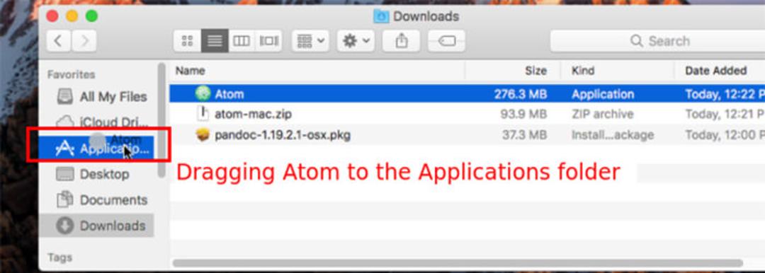 فرایند نصب فایل APP در macOS