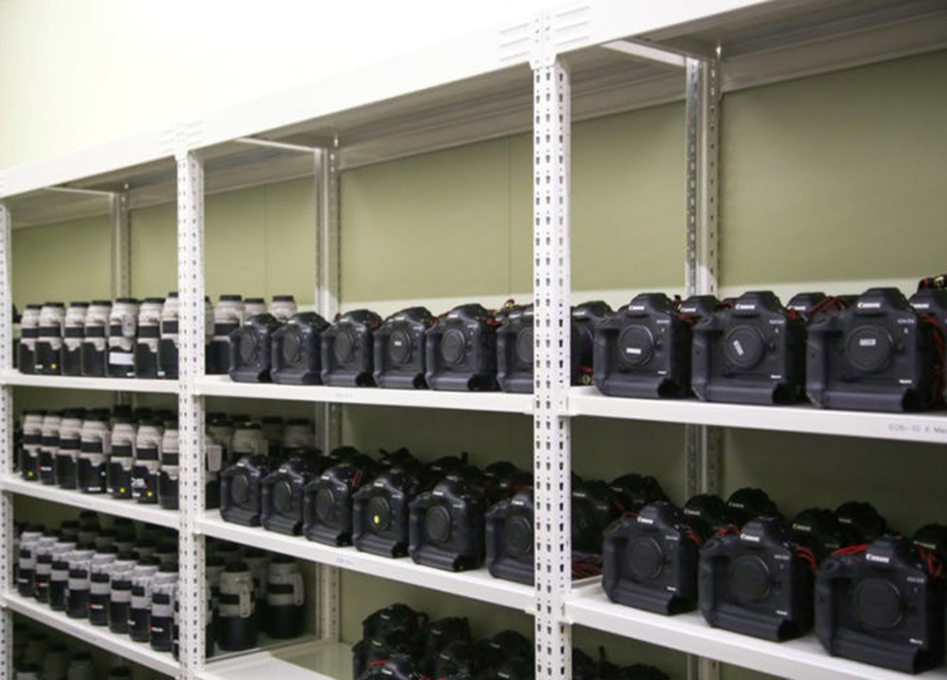 انبار تجهیزات نیکون و کانن در المپیک زمستانی ۲۰۱۸