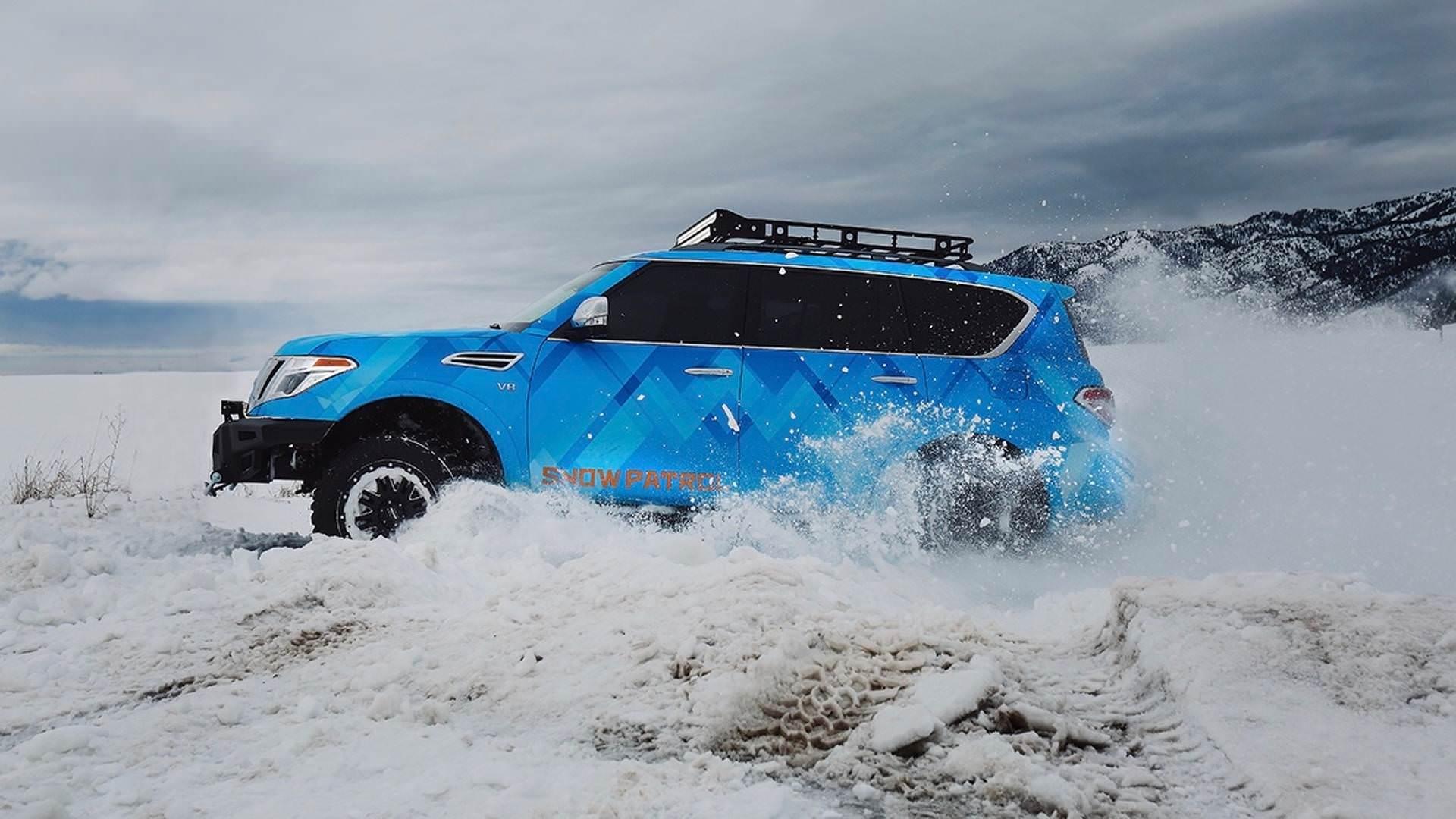 nissan armada snow patrol suv / نیسان آرمادا شاسی‌بلند