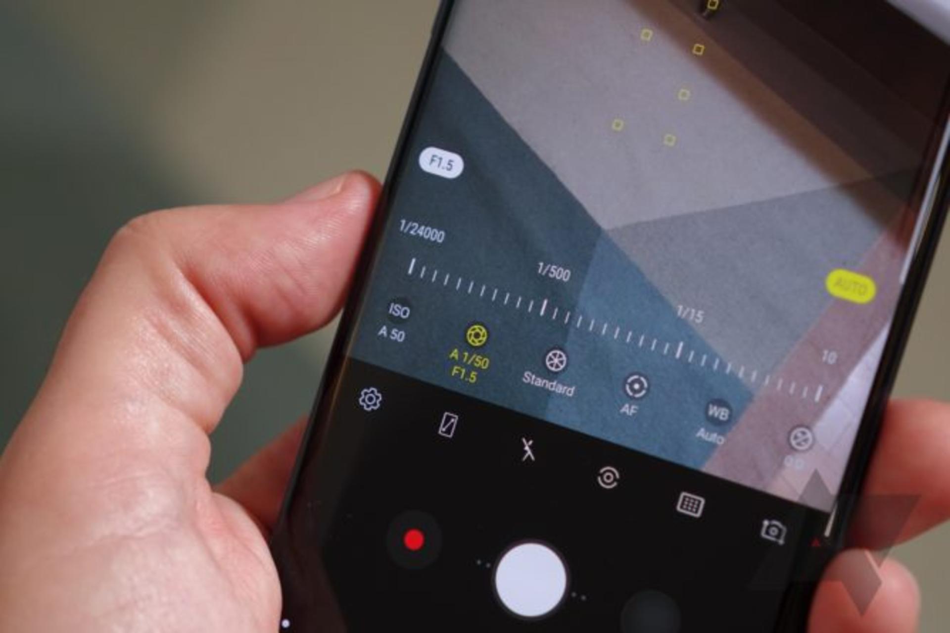 Galaxy S9 camera setting