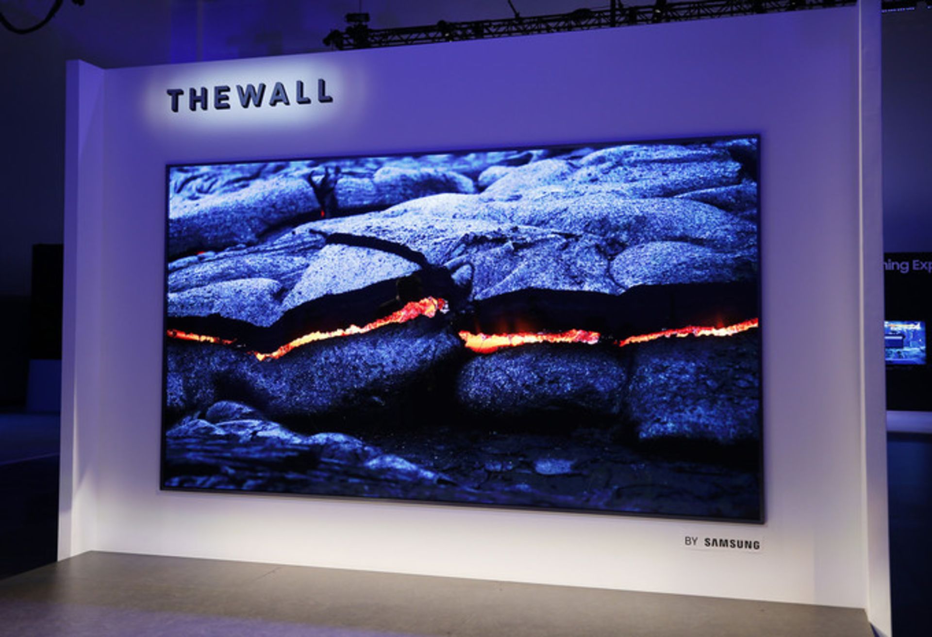 the wall