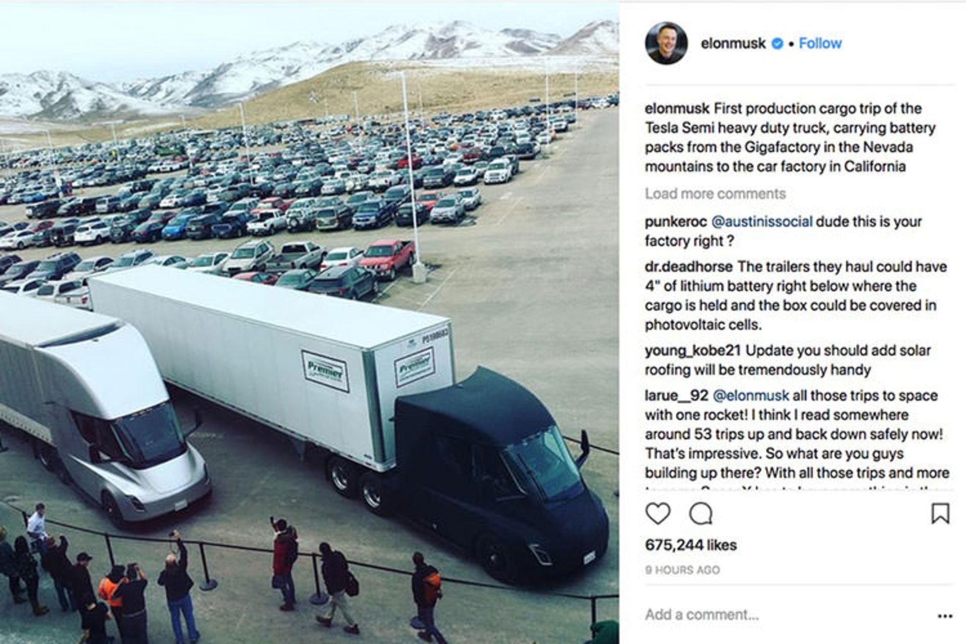 tesla semi electric truck / کامیون برقی تسلا سمی