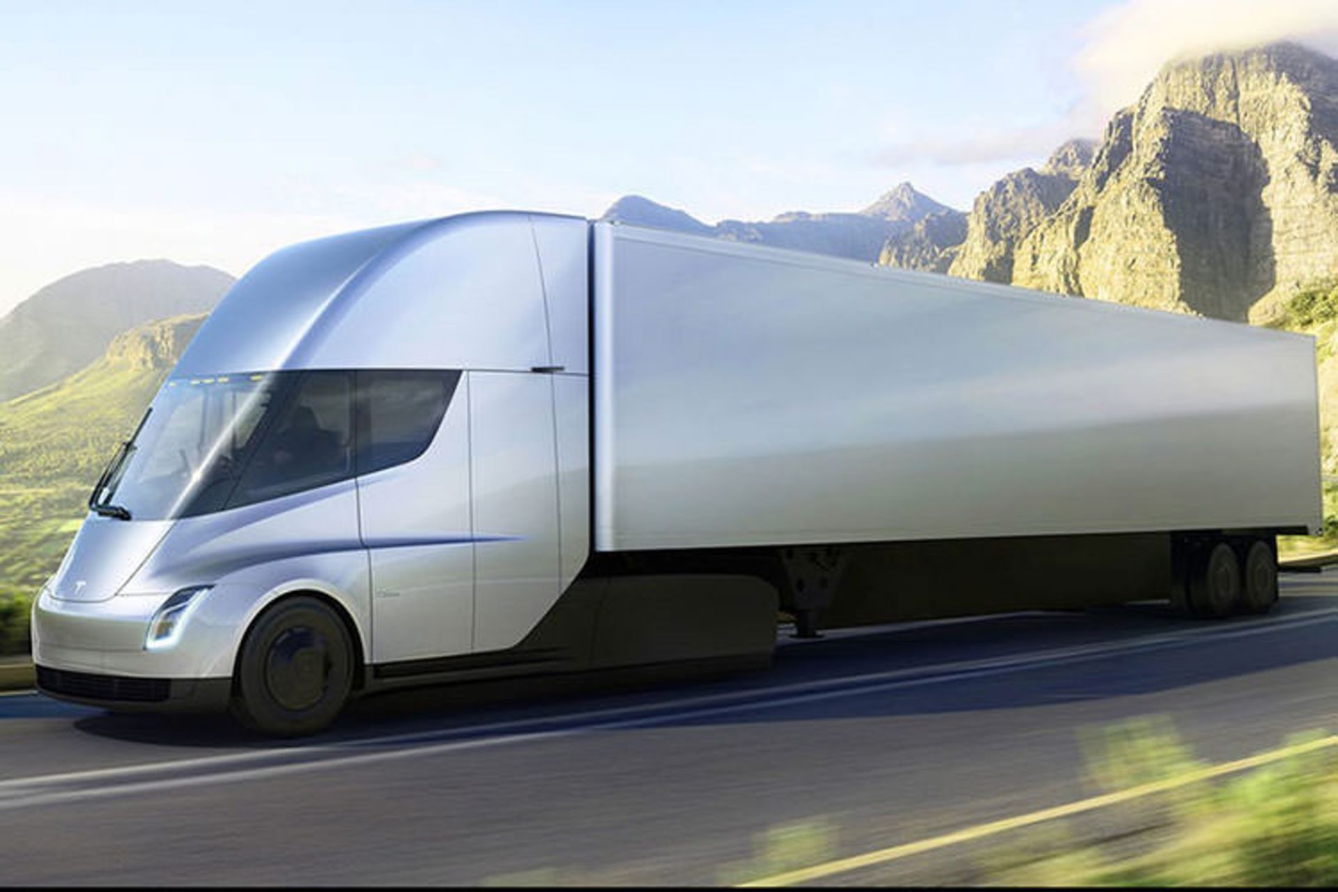 tesla semi electric truck / کامیون برقی تسلا سمی