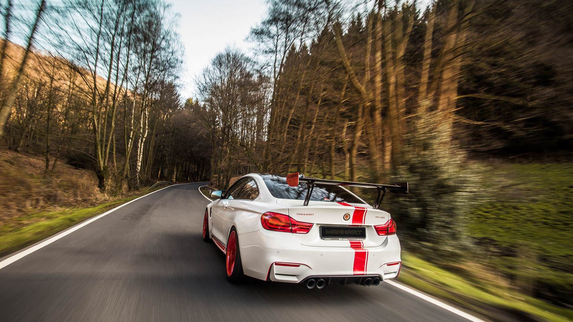 BMW M4 Coupe / کوپه بی‌ام‌و M4 با تیونینگ مانهارت