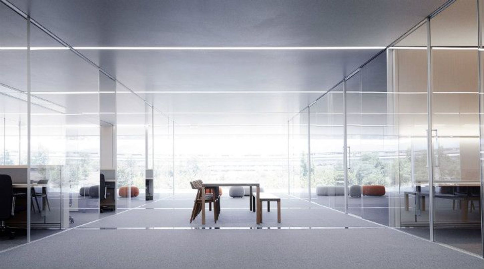 apple park glasses wall