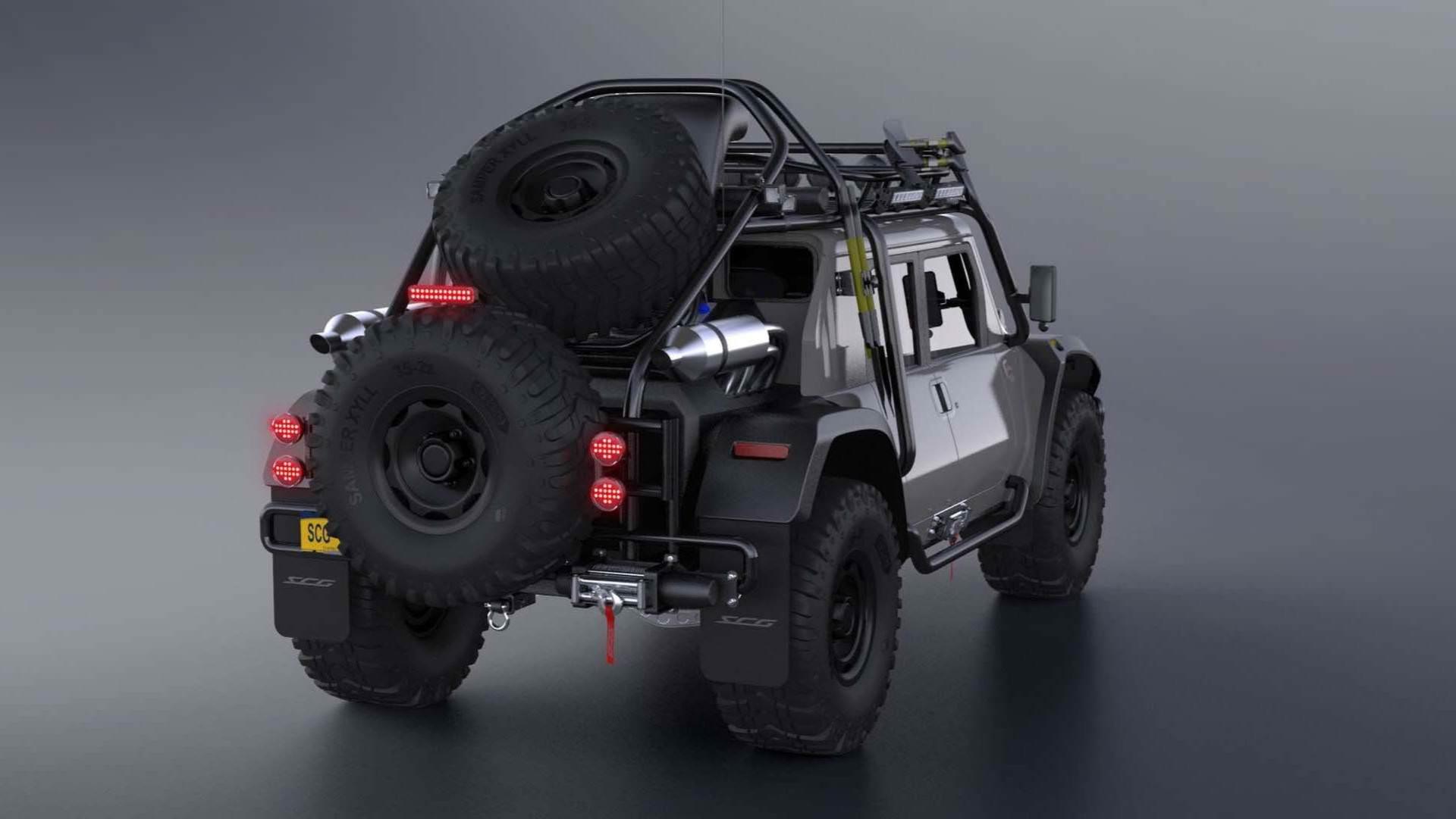 Scuderia Cameron Glickenhaus boot / خودروی شاسی‌بلند آف‌رود SCG