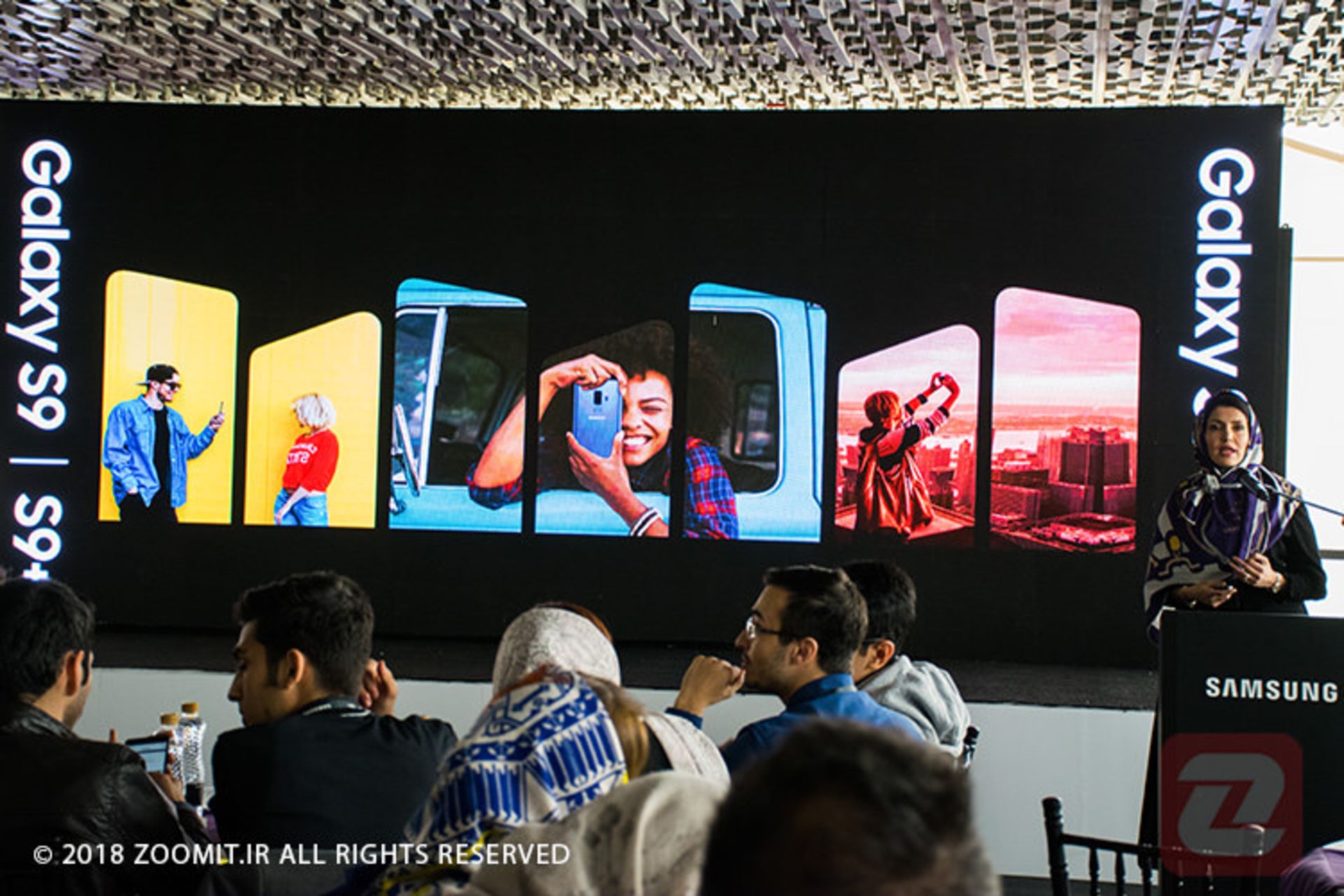 مراسم معرفی گلکسی اس ۹ در ایران