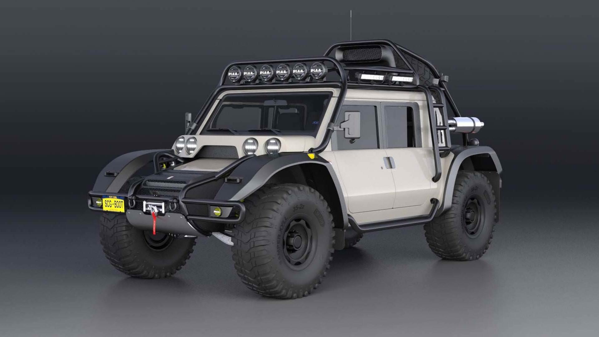 Scuderia Cameron Glickenhaus boot / خودروی شاسی‌بلند آف‌رود SCG