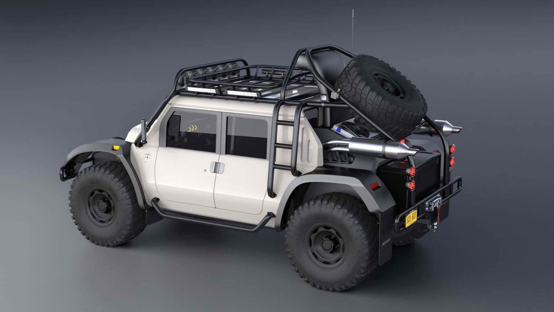 Scuderia Cameron Glickenhaus boot / خودروی شاسی‌بلند آف‌رود SCG