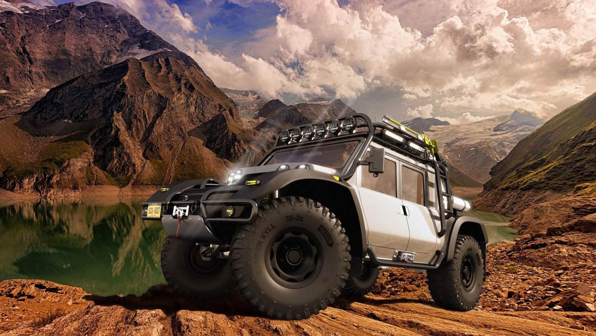Scuderia Cameron Glickenhaus boot / خودروی شاسی‌بلند آف‌رود SCG