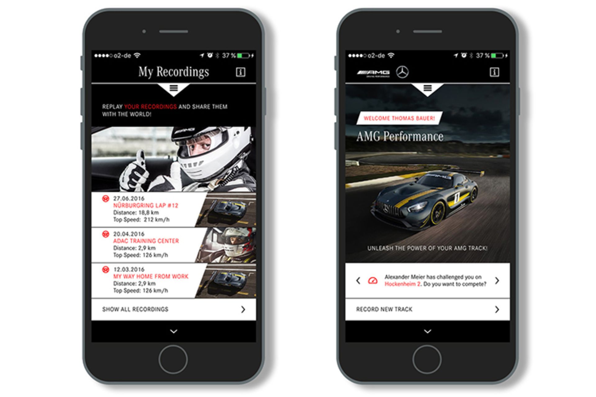 AMG Track Pace App