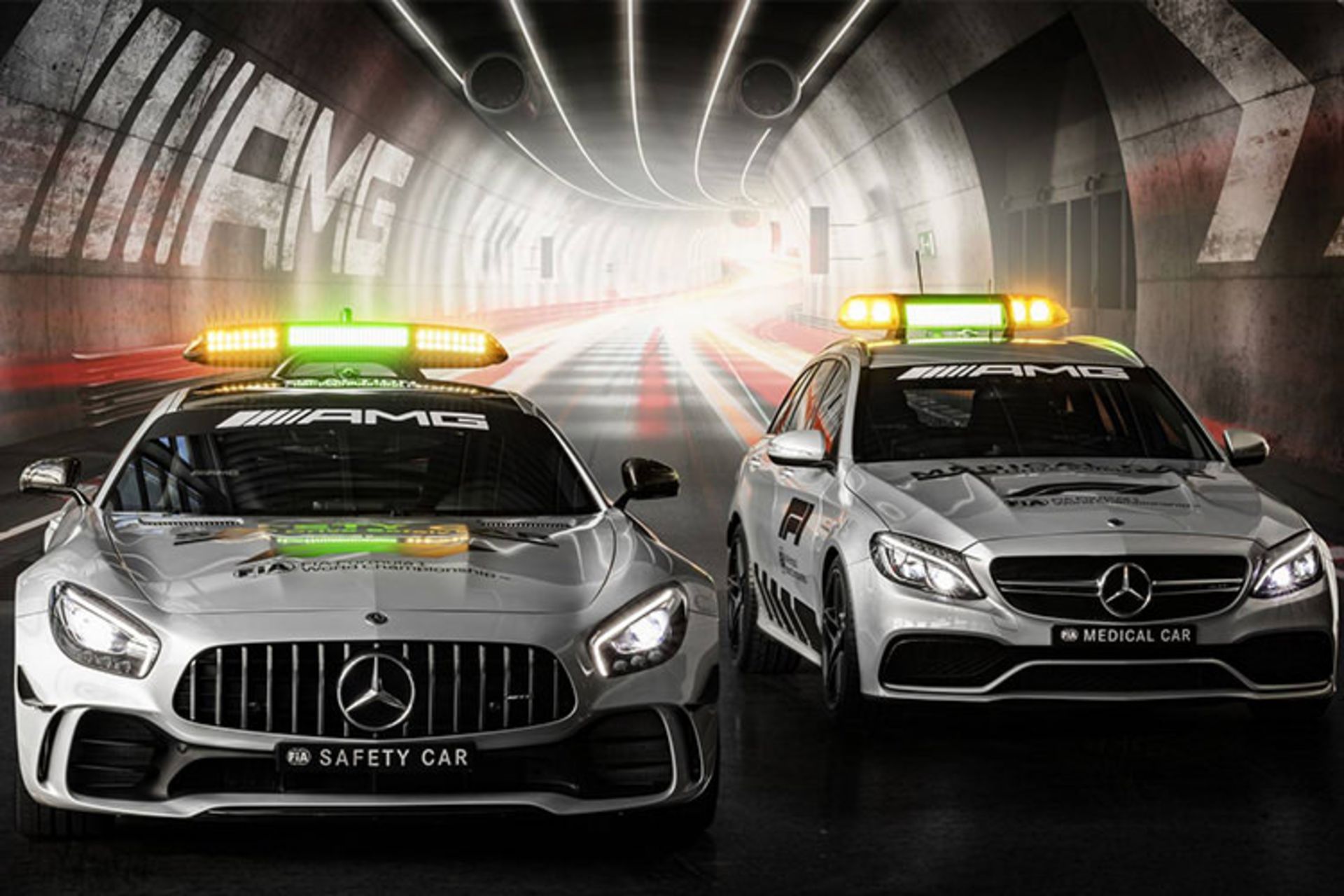 مرسدس خودروی ایمنی فرمول یک / AMG GT R F1 Safety Car