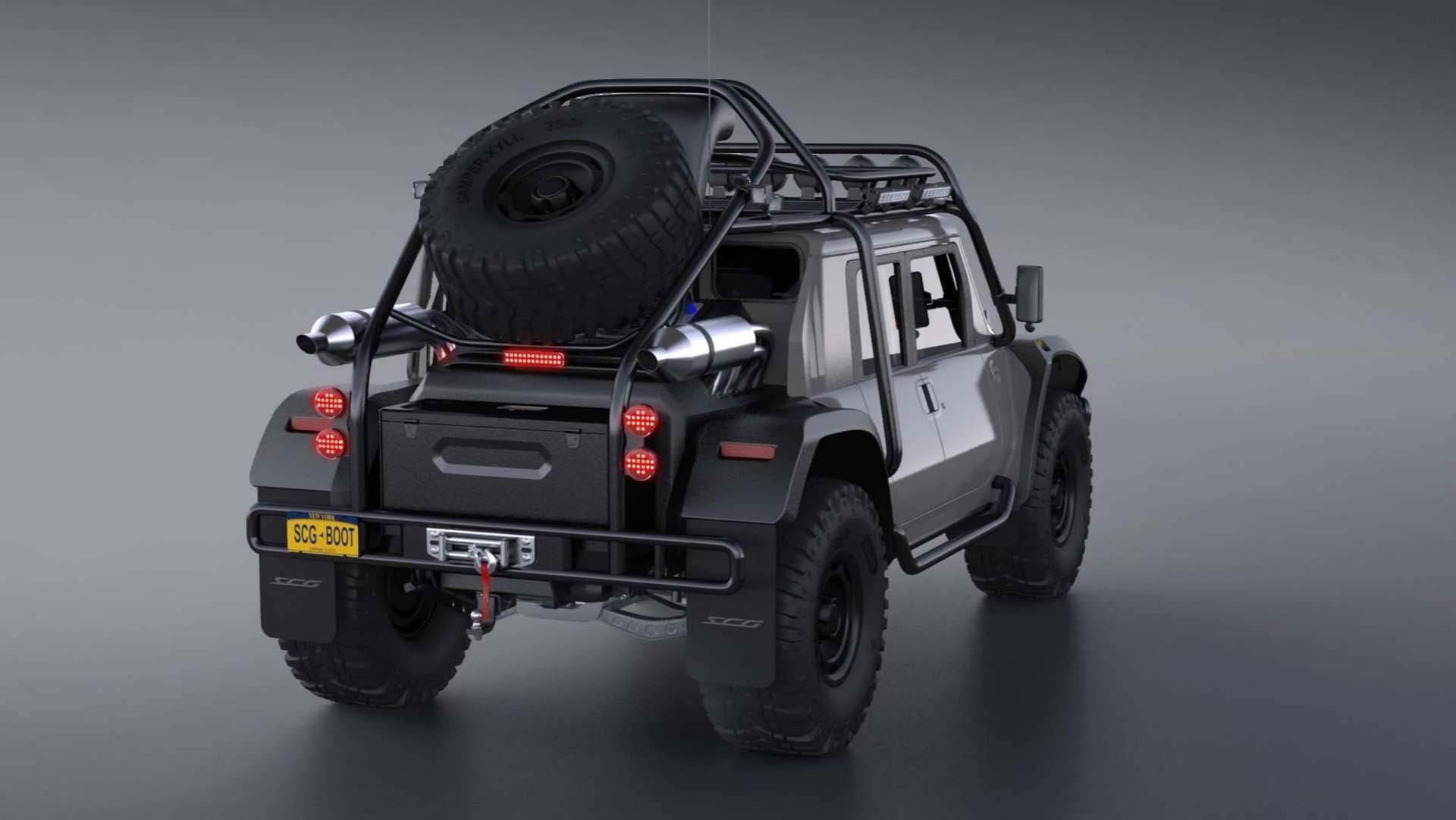 Scuderia Cameron Glickenhaus boot / خودروی شاسی‌بلند آف‌رود SCG