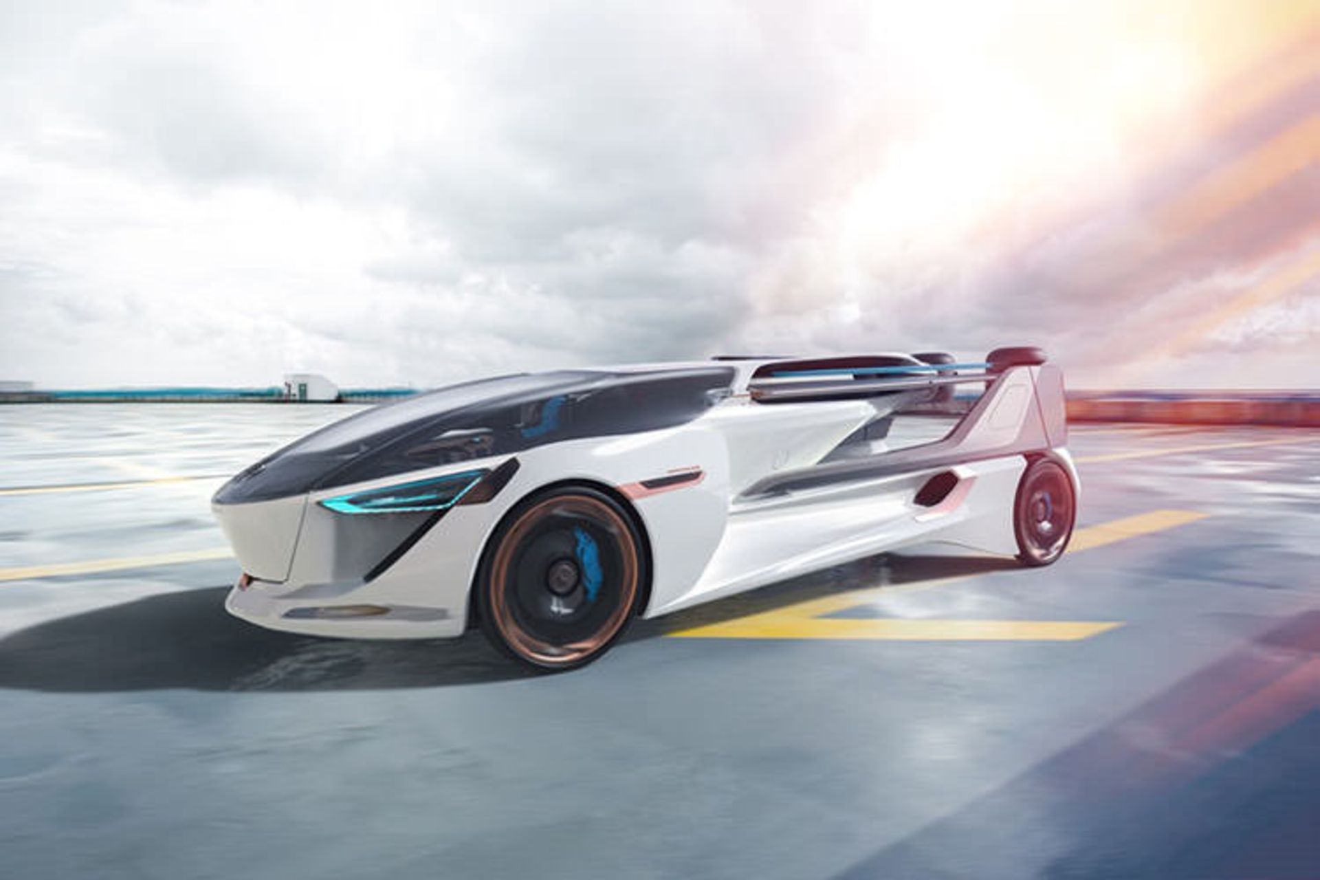 AeroMobil flying car / ماشین پرنده ایروموبیل