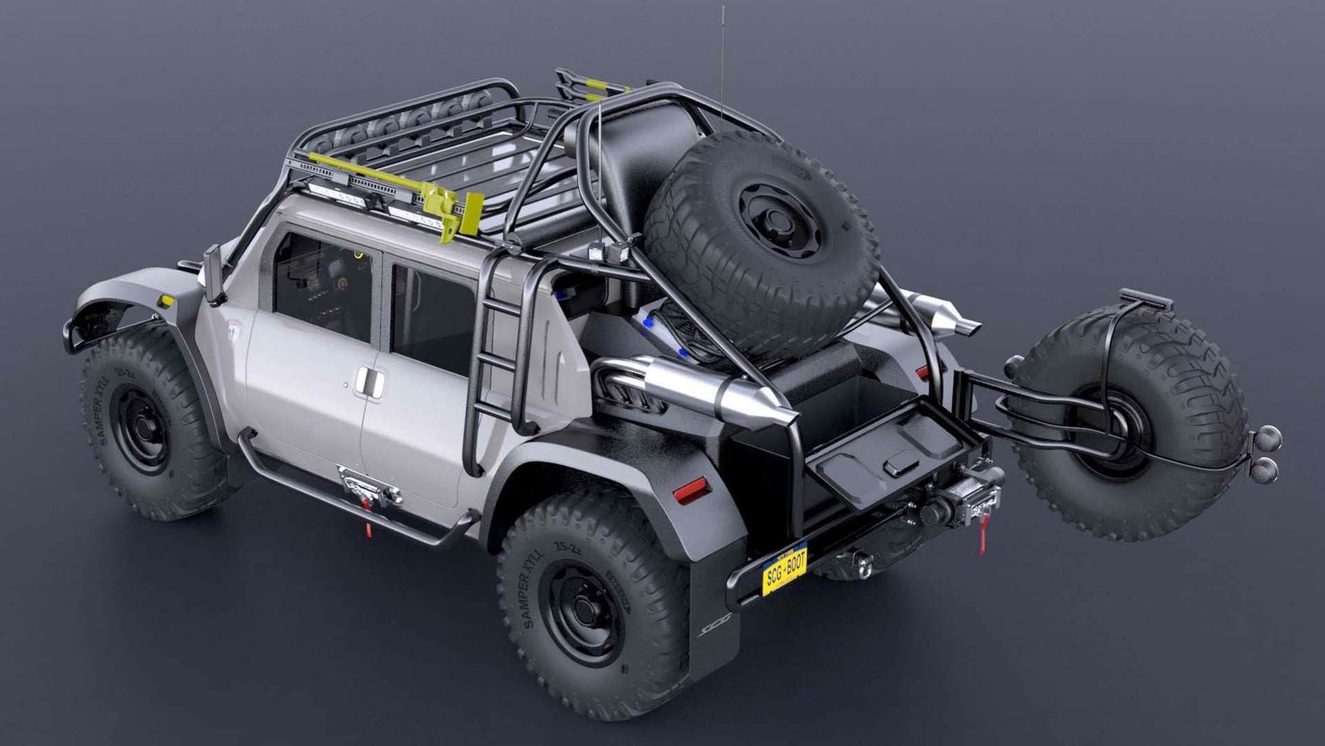 Scuderia Cameron Glickenhaus boot / خودروی شاسی‌بلند آف‌رود SCG