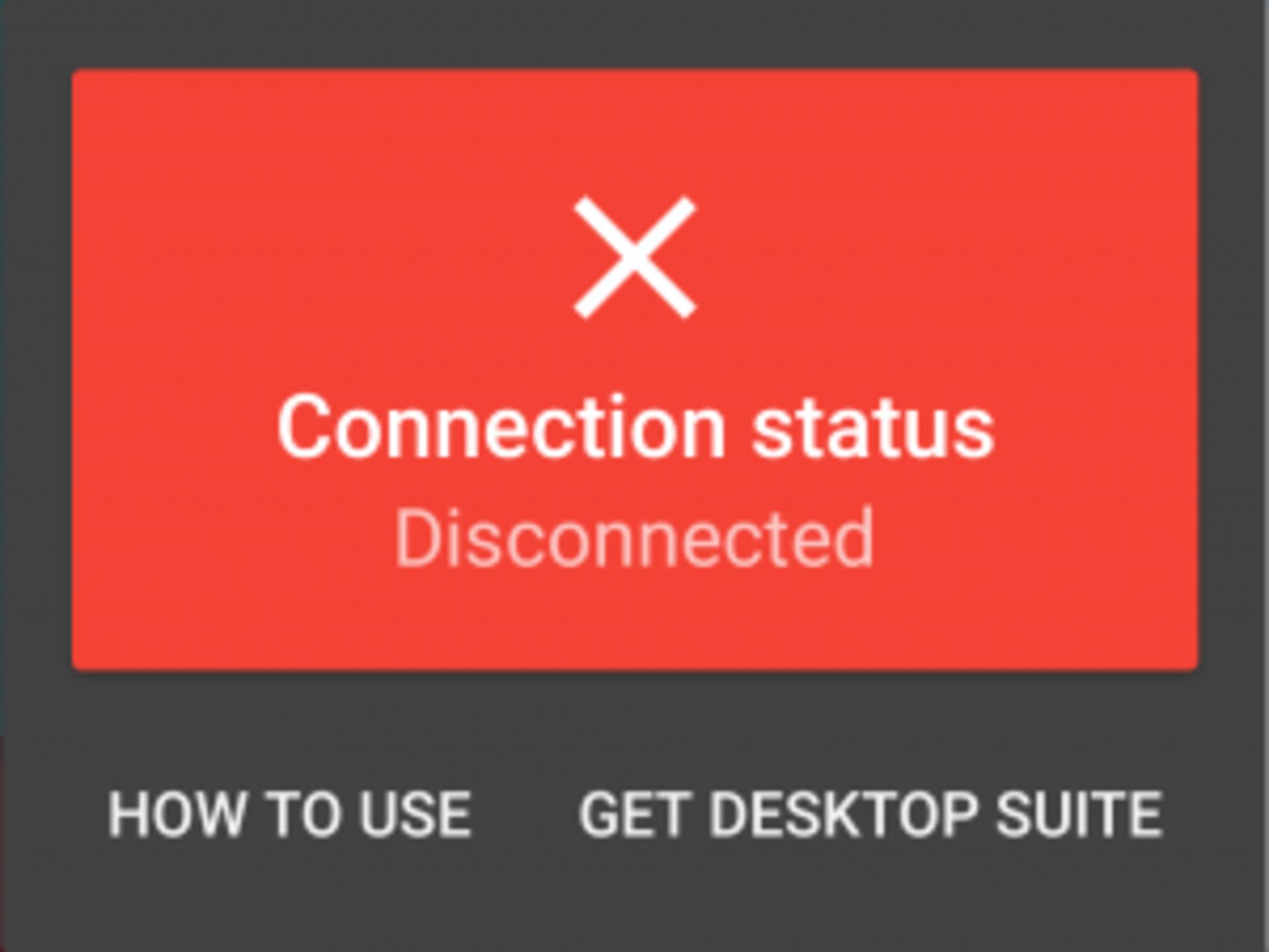 وضعیت اتصال