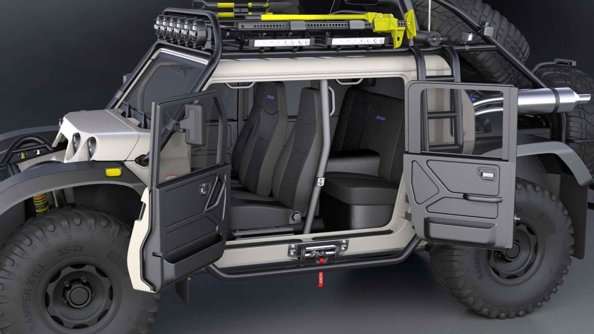 Scuderia Cameron Glickenhaus boot / خودروی شاسی‌بلند آف‌رود SCG