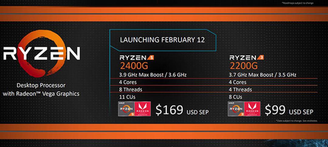 APU AMD R3 R5 2200 2400