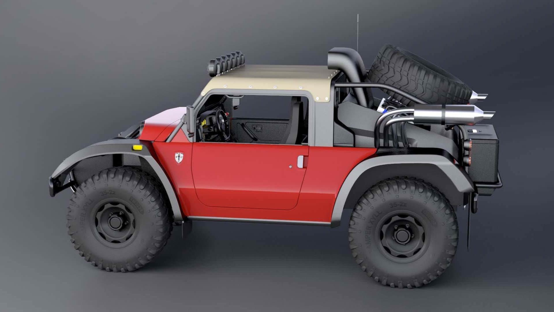 Scuderia Cameron Glickenhaus boot / خودروی شاسی‌بلند آف‌رود SCG