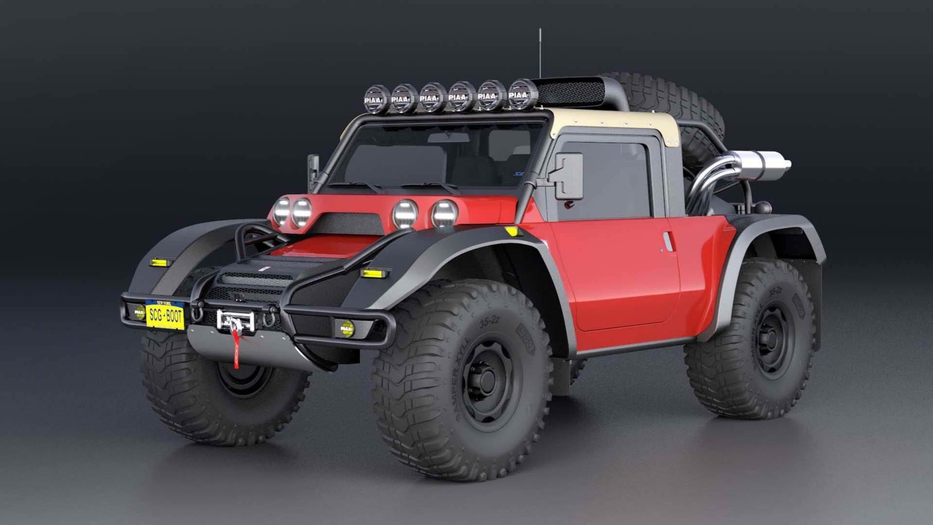 Scuderia Cameron Glickenhaus boot / خودروی شاسی‌بلند آف‌رود SCG
