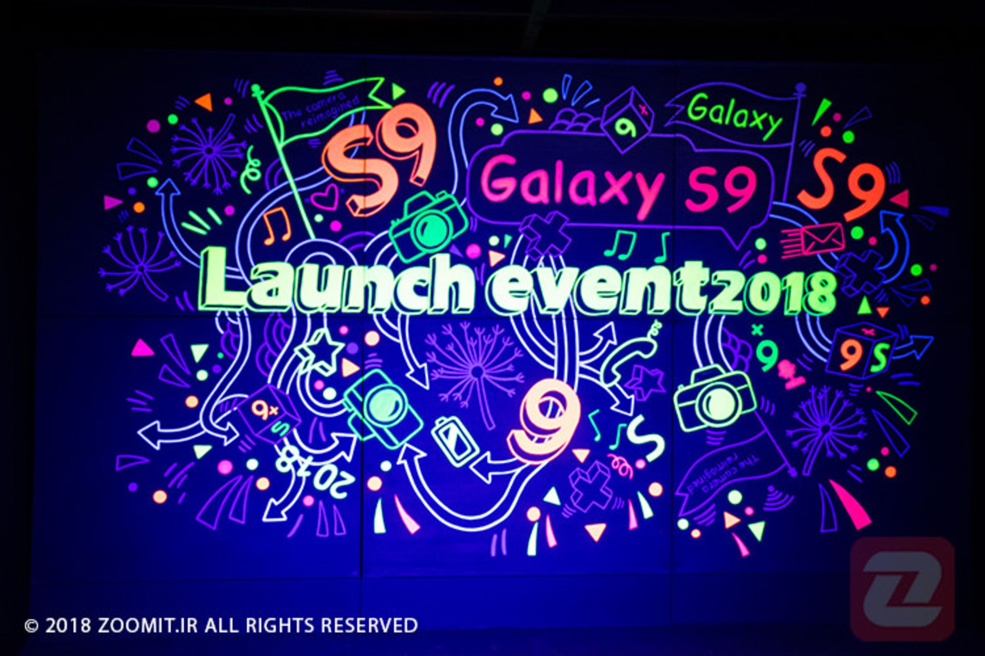 مراسم معرفی گلکسی اس ۹ در ایران
