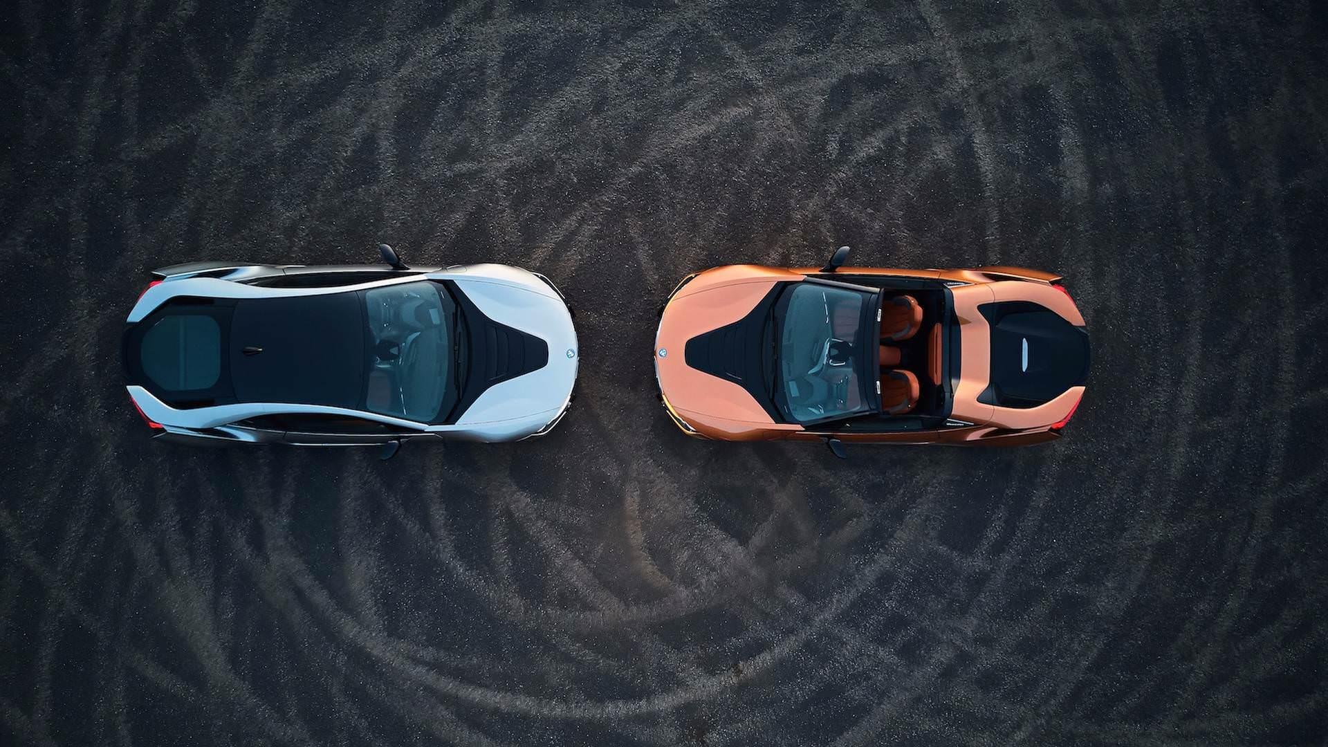 BMW  i8 coupe / خودروی الکتریکی کوپه بی‌ام‌و  i8