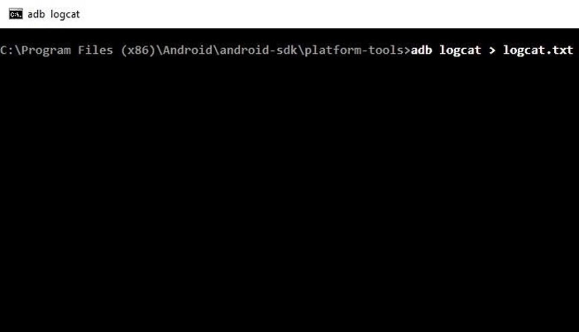 adb logcat