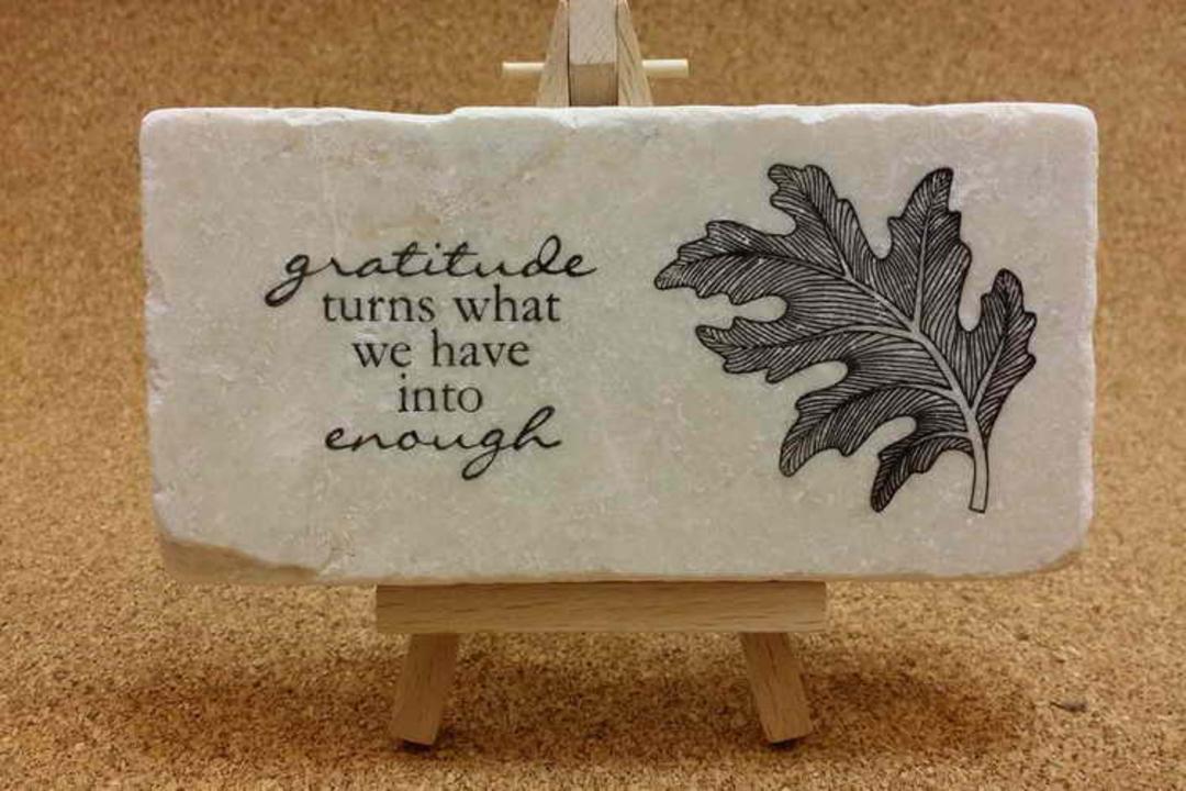 Gratitude and Enough