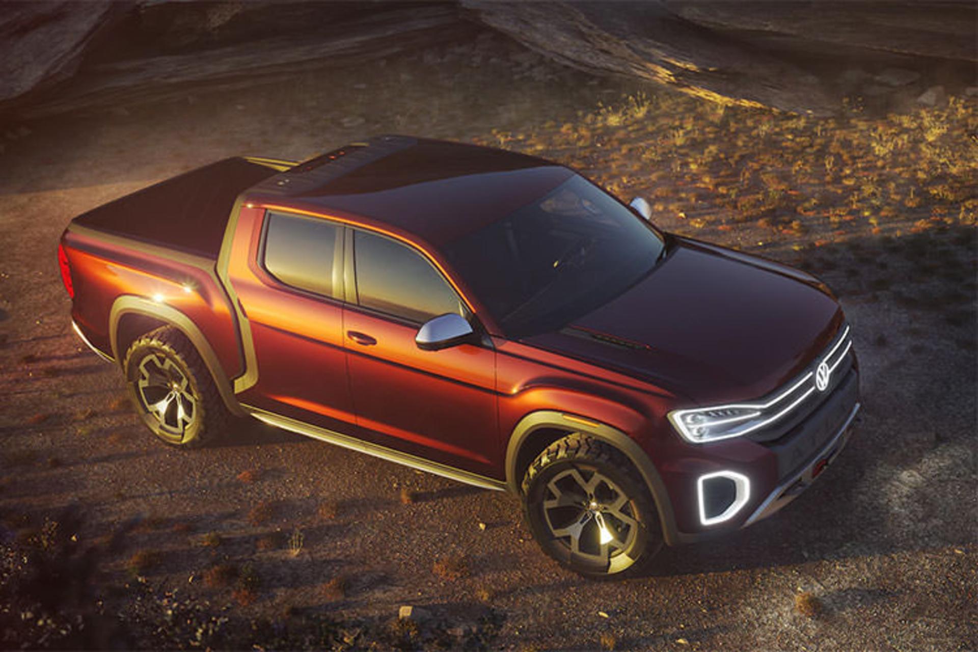 VOLKSWAGEN TANOAK PICKUP TRUCK / وانت پیک‌آپ مفهومی فولکس‌واگن تانواک