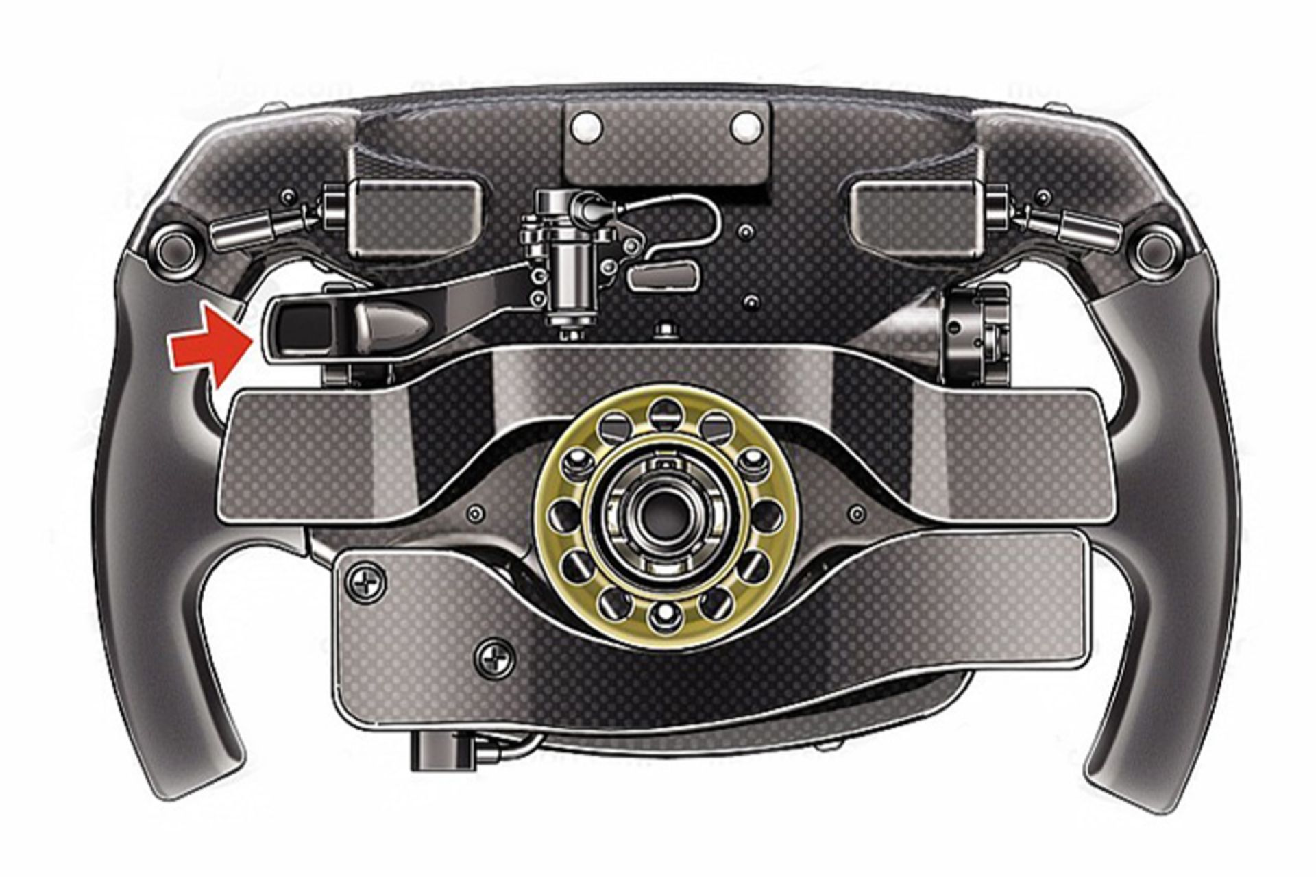 ferrari  f1 steering wheel   2018