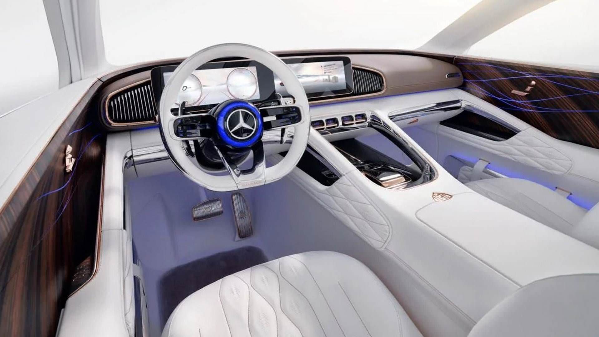 Vision Mercedes-Maybach Ultimate / شاسی‌بلند مفهومی الکتریکی ویژن مرسدس میباخ آلتیمیت