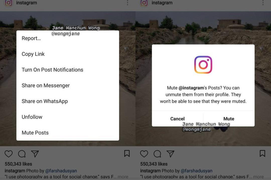 Instagram Mute