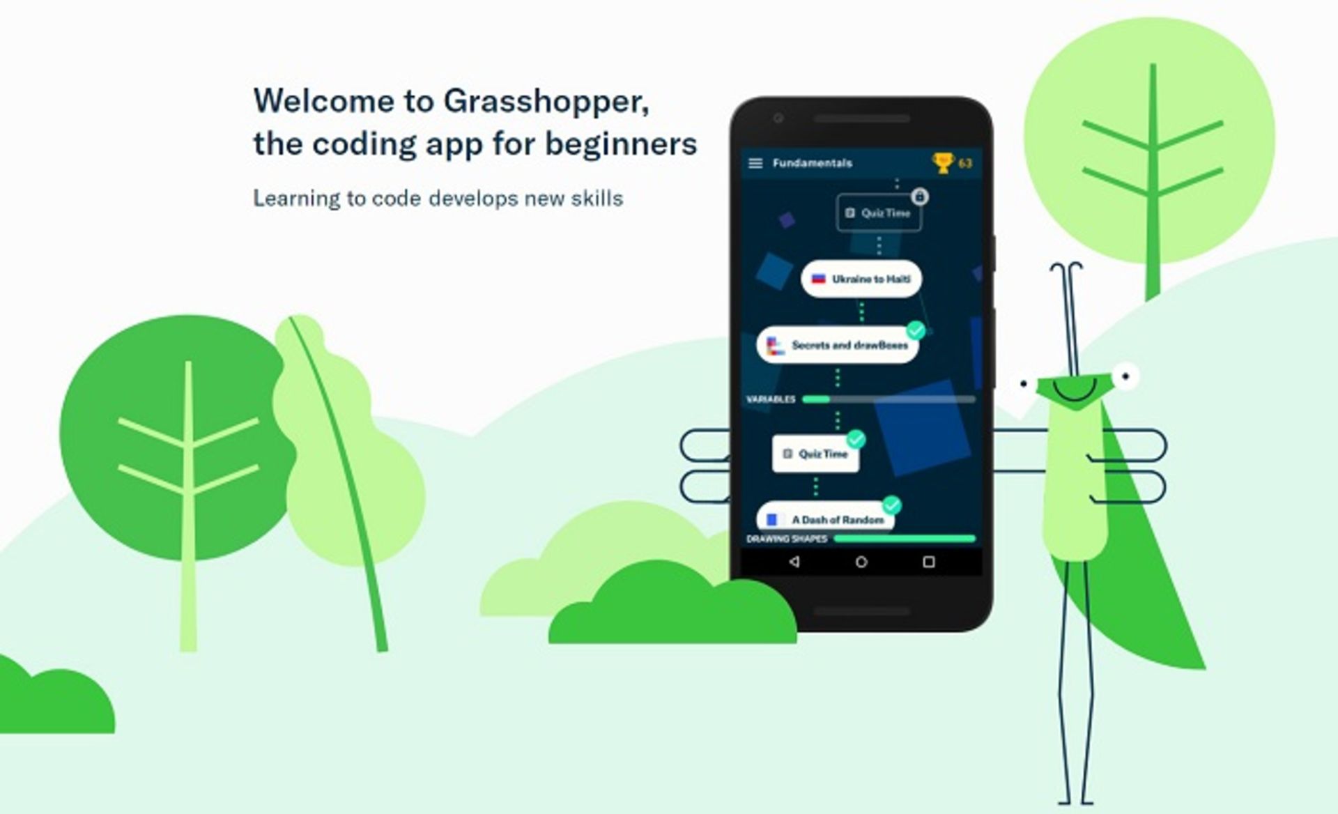 گرس هاپر گوگل