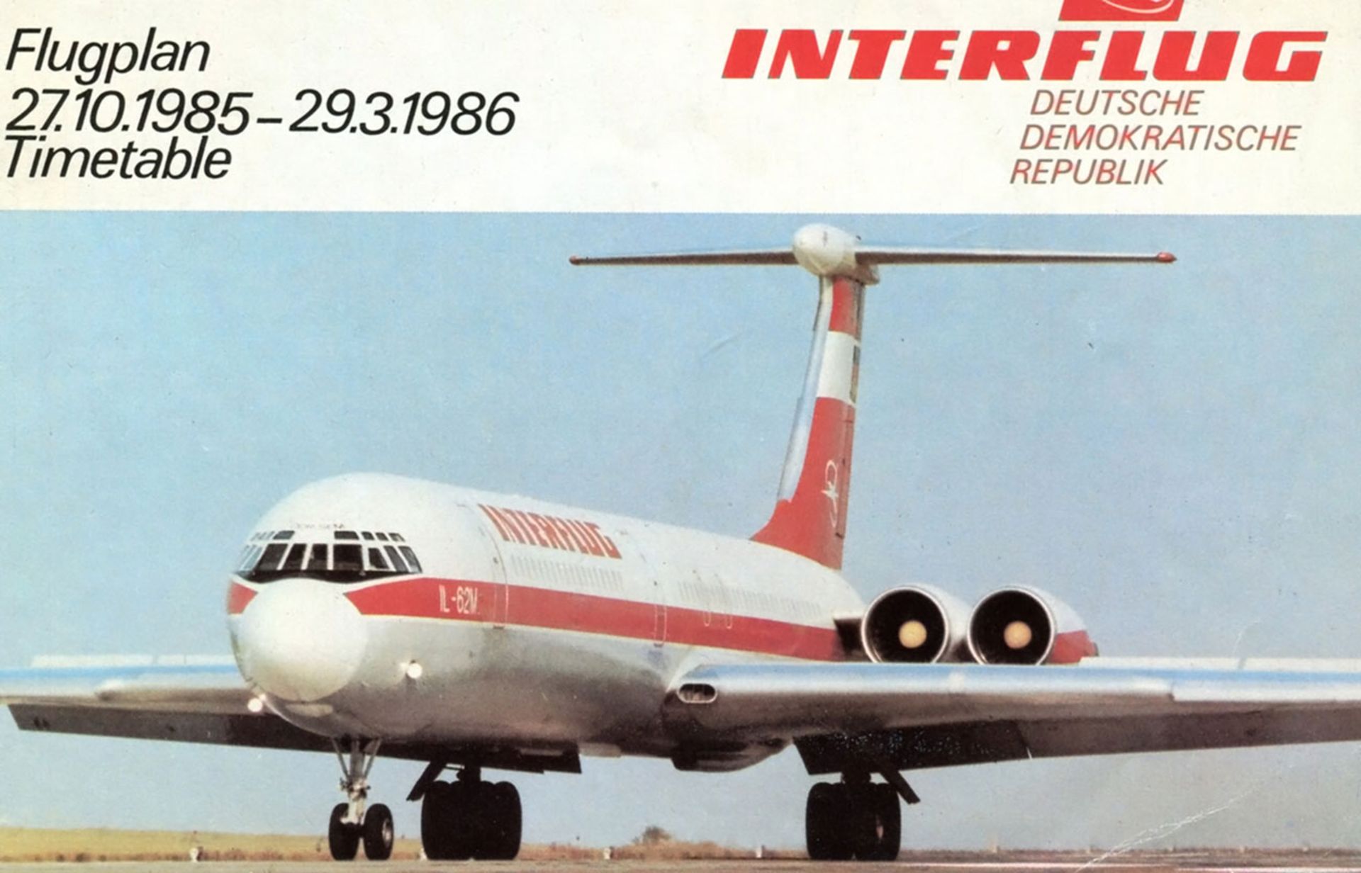 مرجع متخصصين ايران Ilyushin IL-62 Interflug