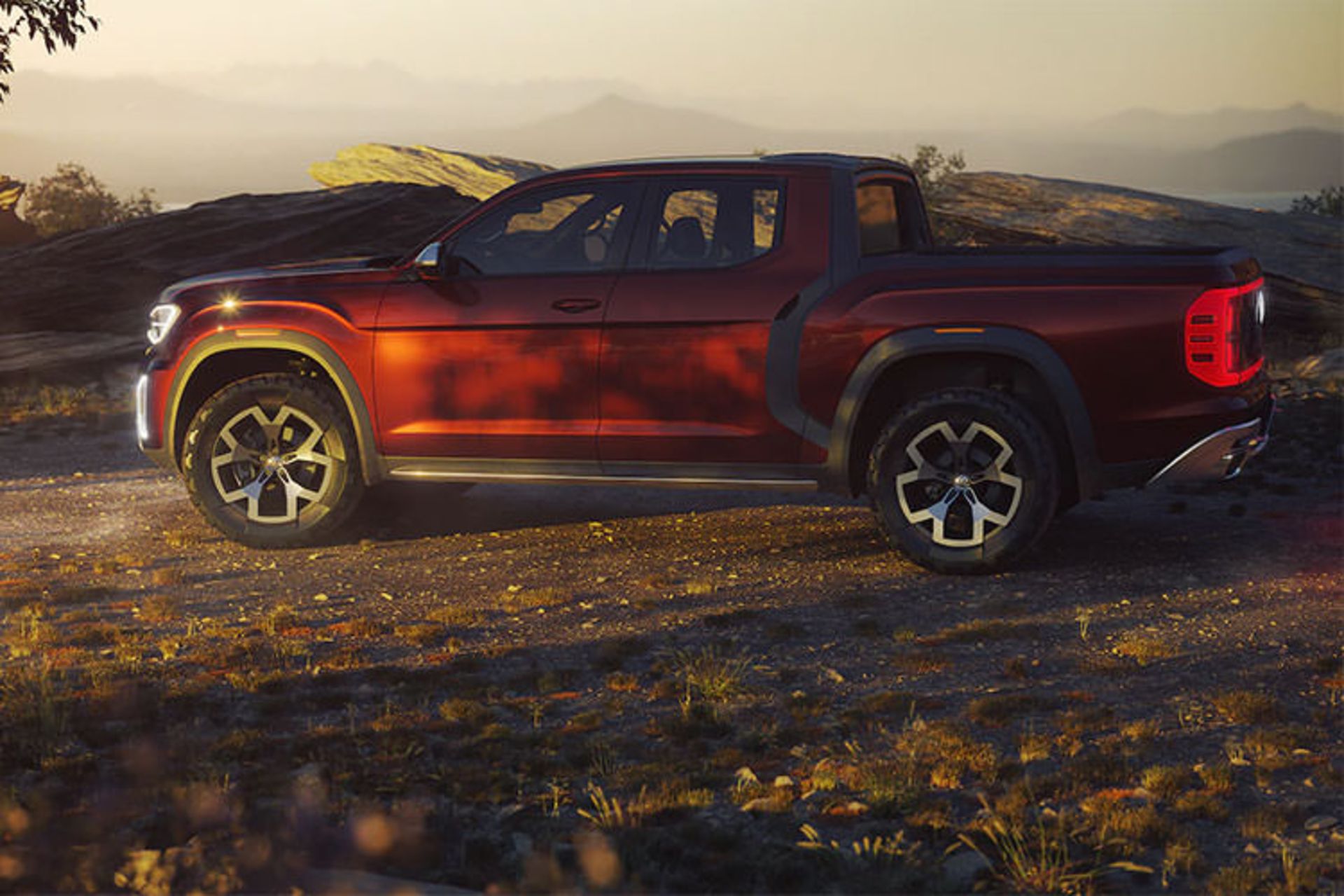 VOLKSWAGEN TANOAK PICKUP TRUCK / وانت پیک‌آپ مفهومی فولکس‌واگن تانواک