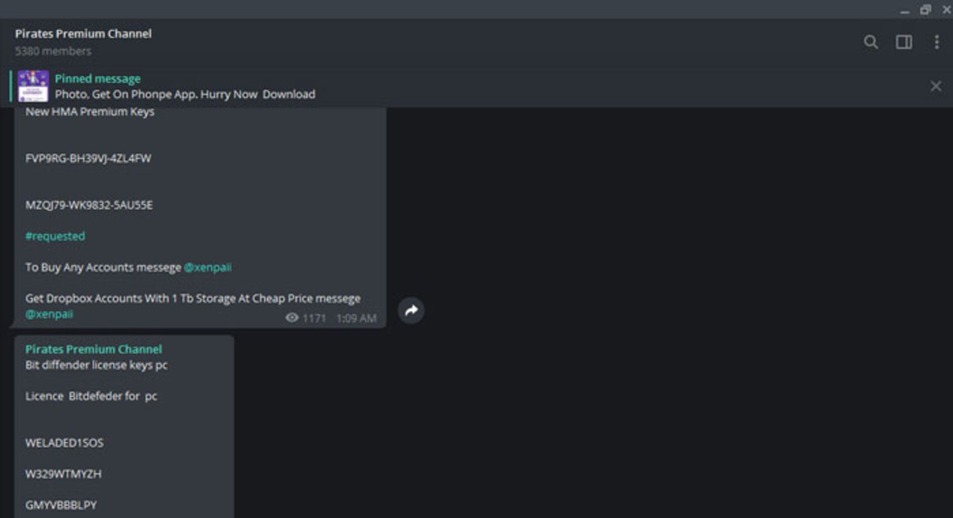 کانال تلگرام