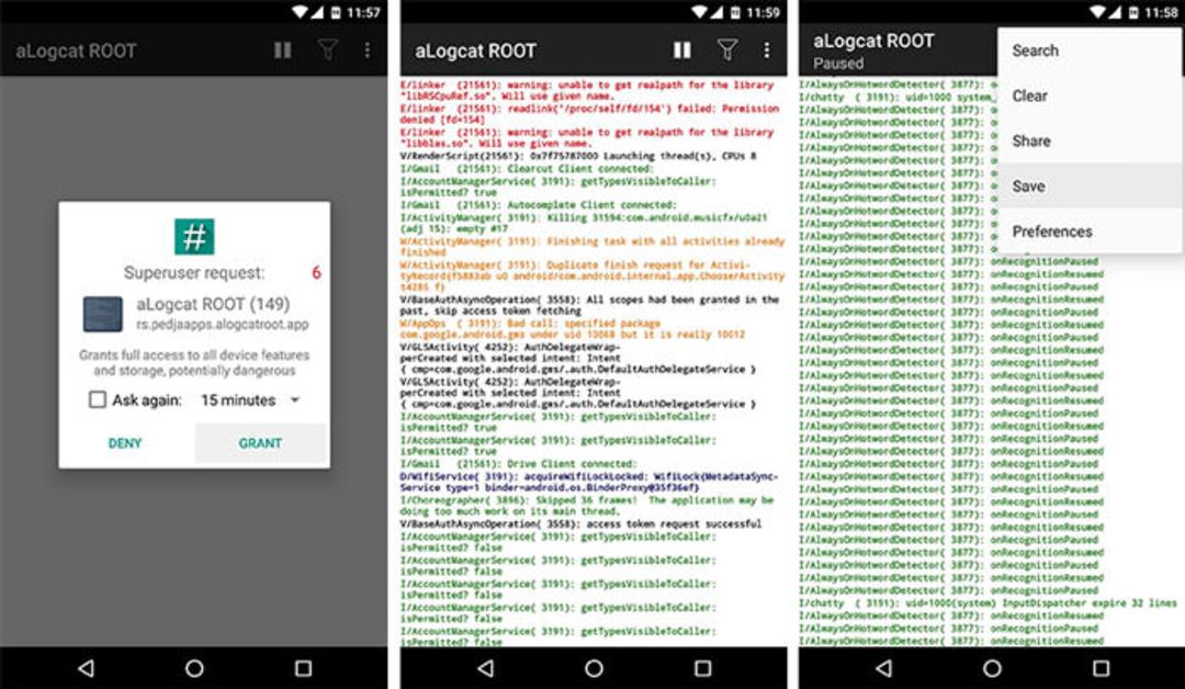 لاگ کت Logcat