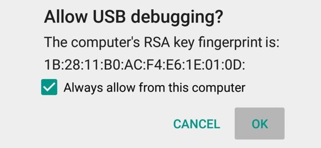 usb debugging