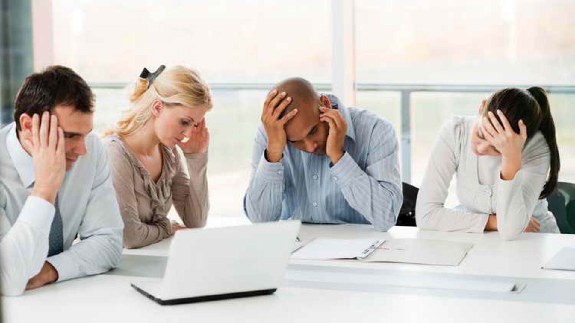 overworked team