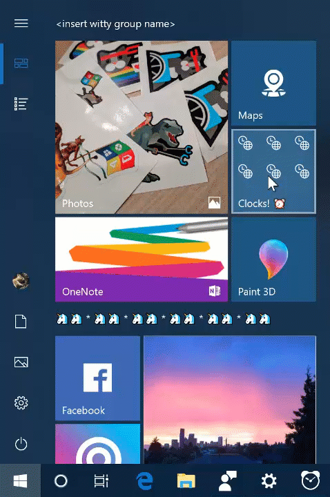منوی استارت / Start Menu