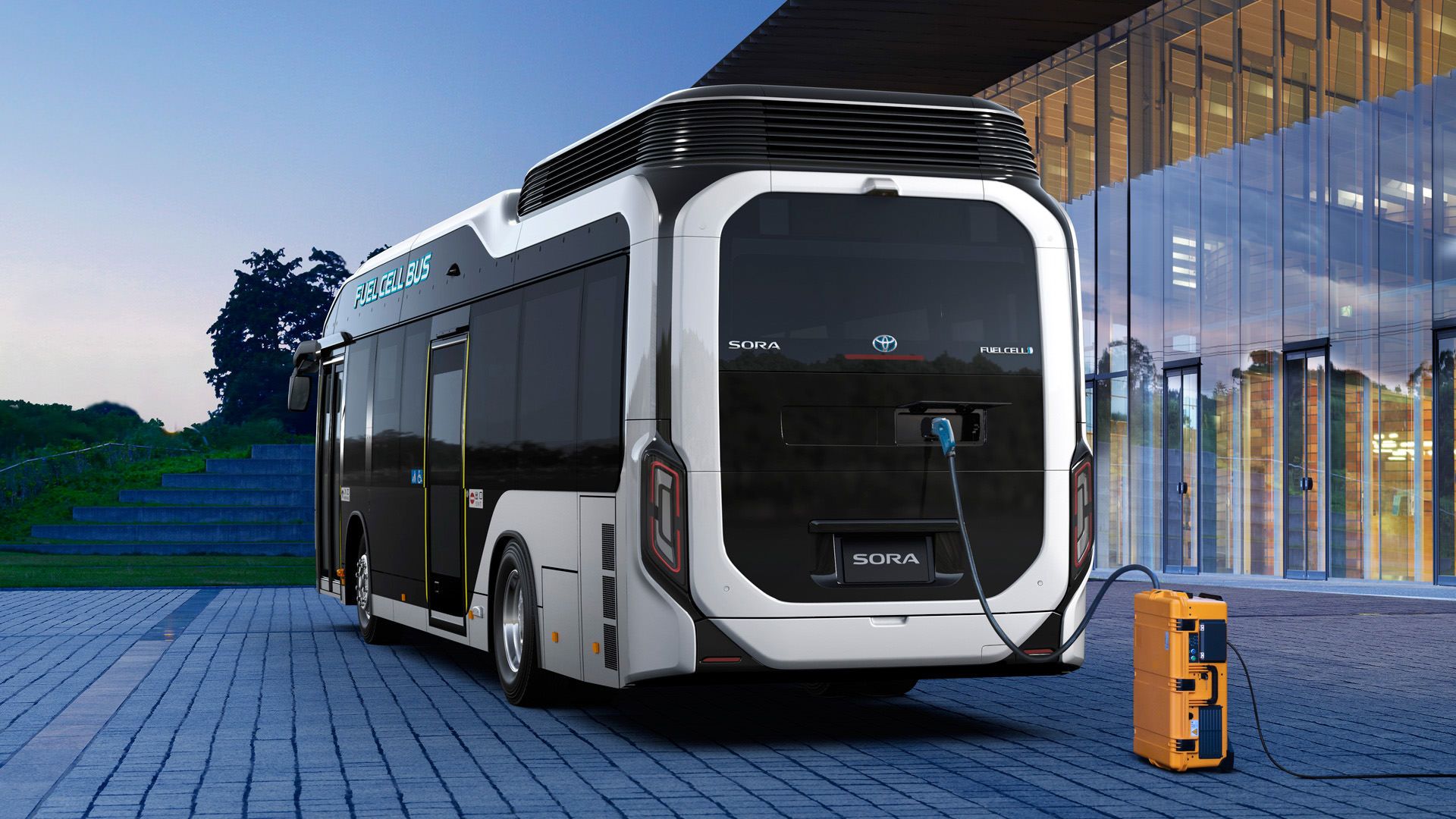 Toyota Hydrogen Fuel Cell Bus Sora / اتوبوس پیل سوختی هیدروژنی تویوتا سورا