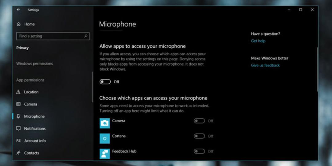 Microphone Settings / تنظیمات میکروفون