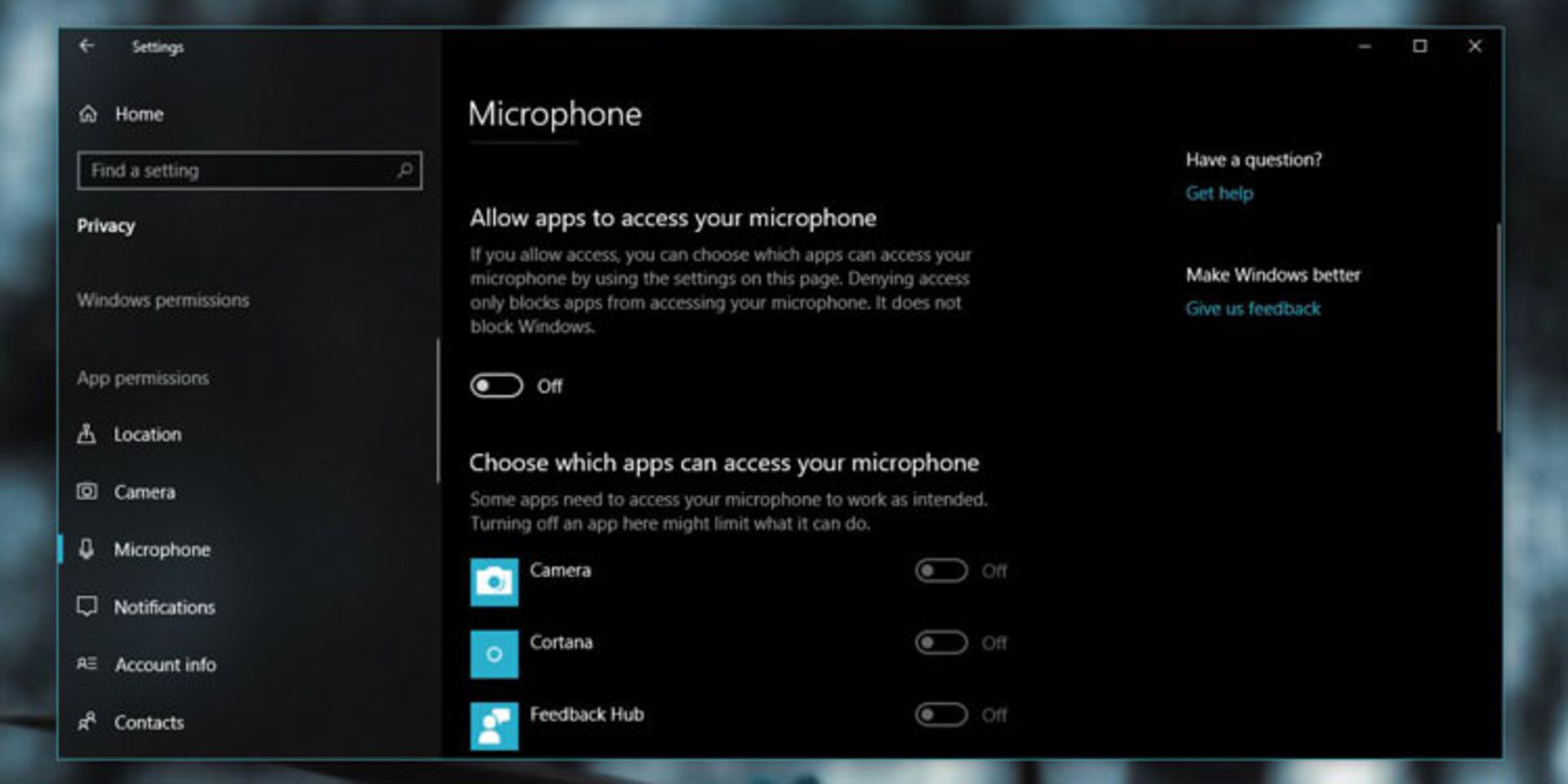 Microphone Settings / تنظیمات میکروفون