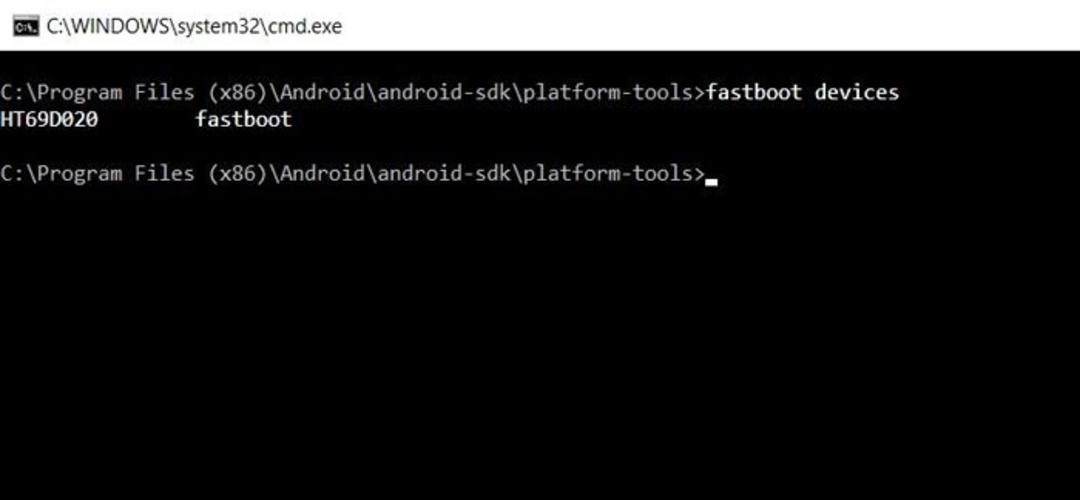 فست بوت fastboot devices