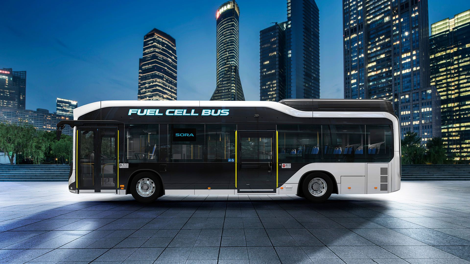 Toyota Hydrogen Fuel Cell Bus Sora / اتوبوس پیل سوختی هیدروژنی تویوتا سورا