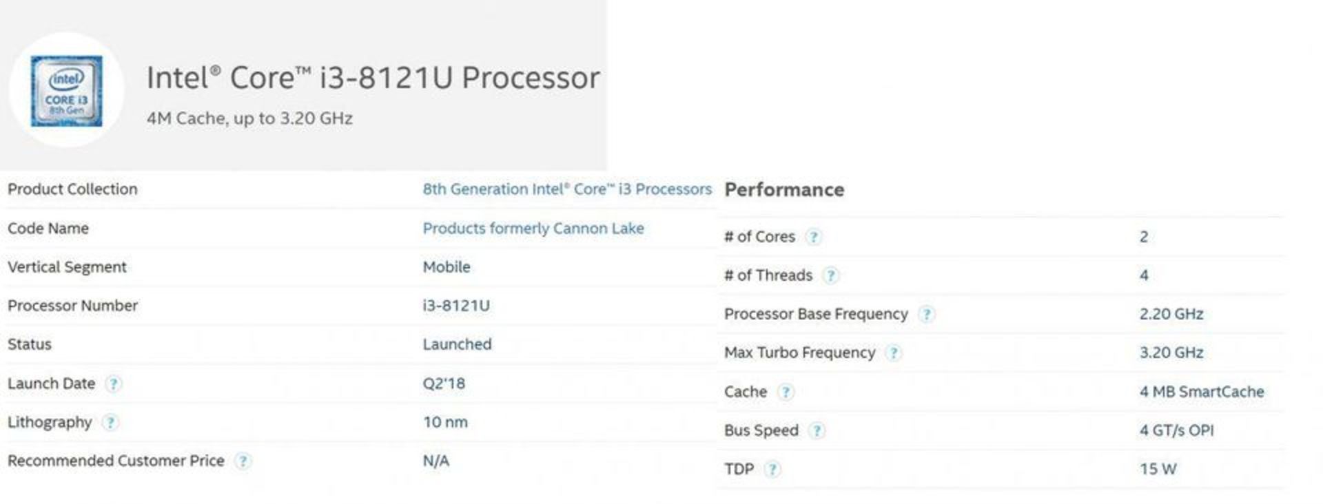 اینتل کنن‌لیک / intel cannon lake