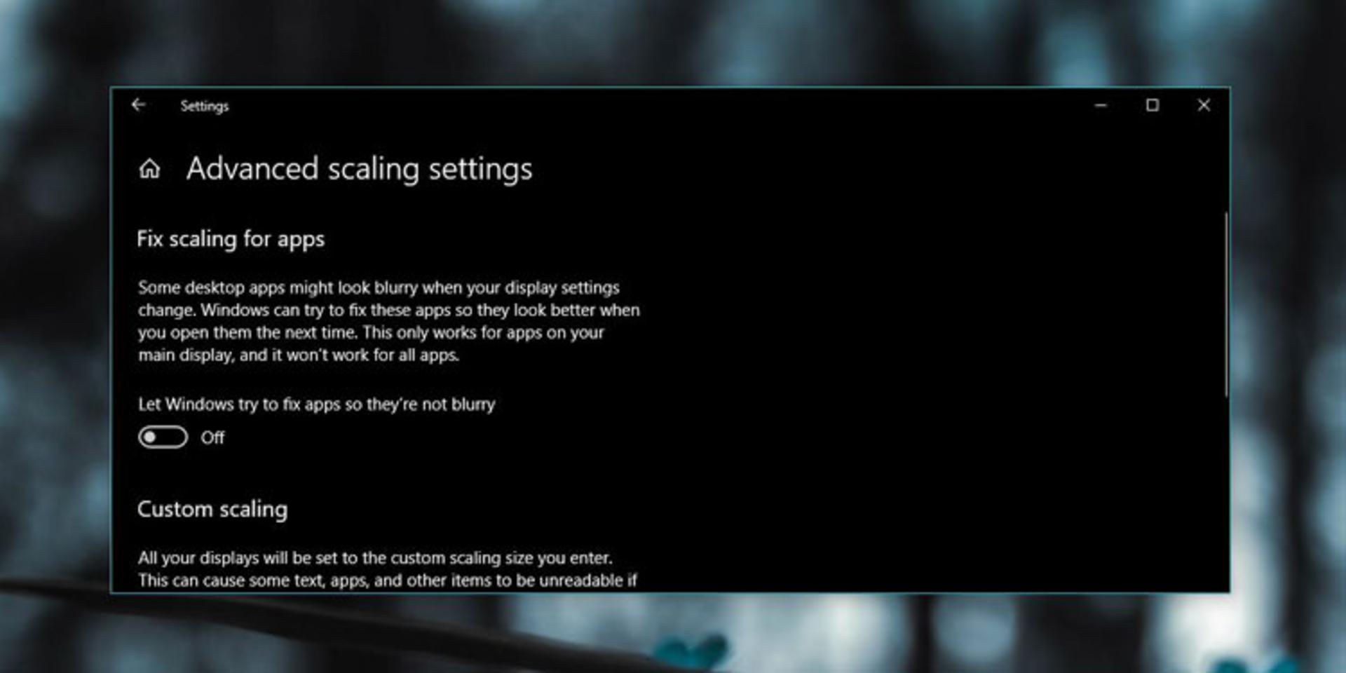 تنظیمات صفحه نمایش / Display Settings