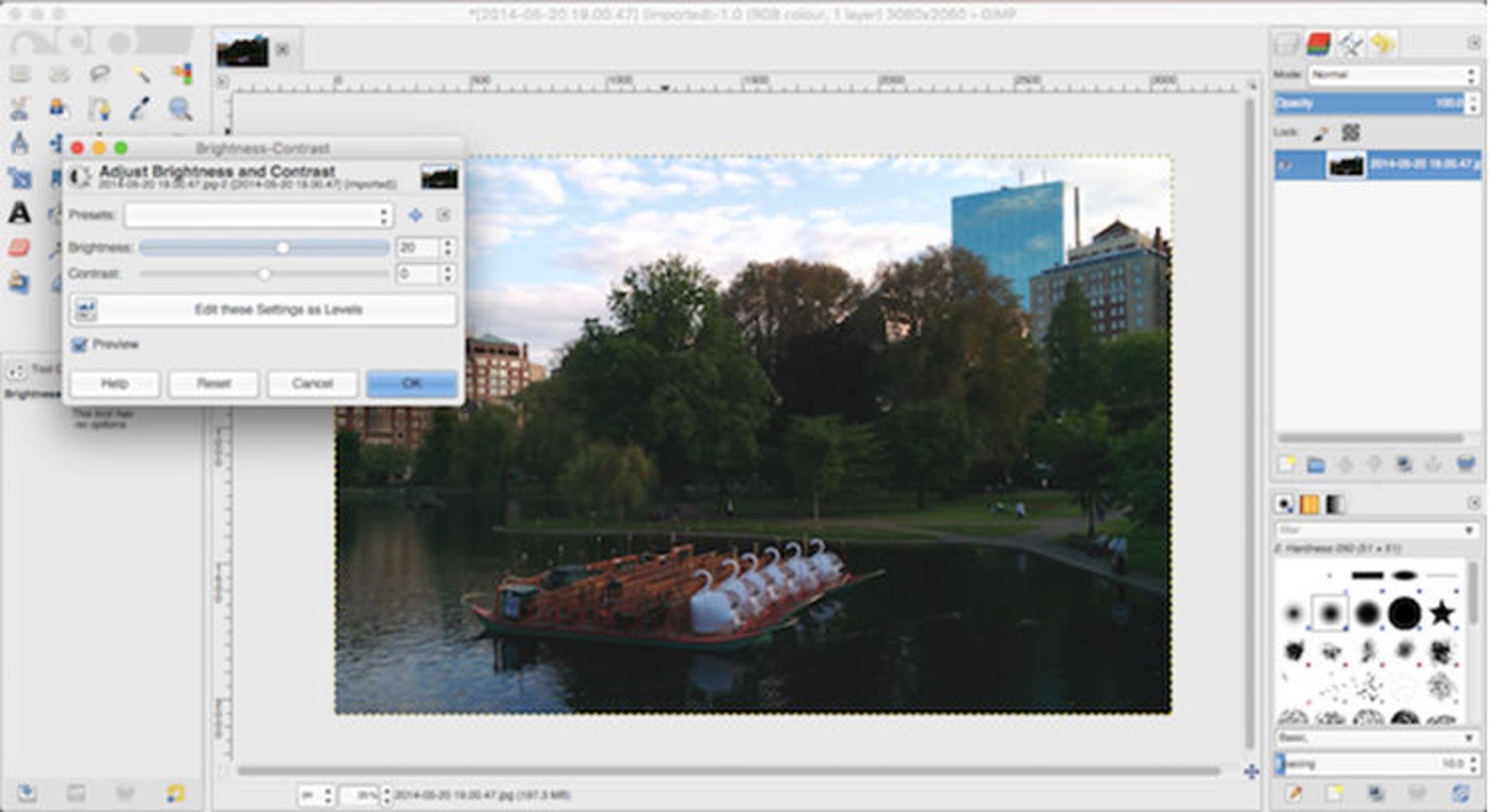 نرم افزار عکس GIMP